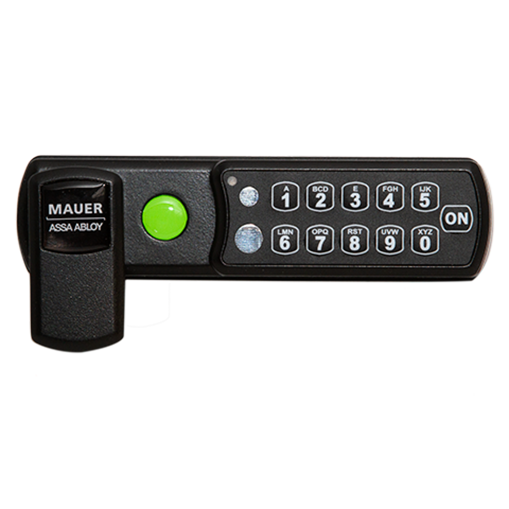 06101102-ELL-HR mauer ELLcam pin code lock horizontal mounting-changing user-black-right