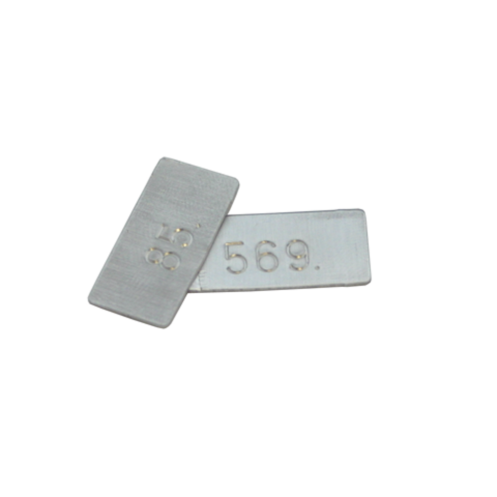 Number plate aluminum