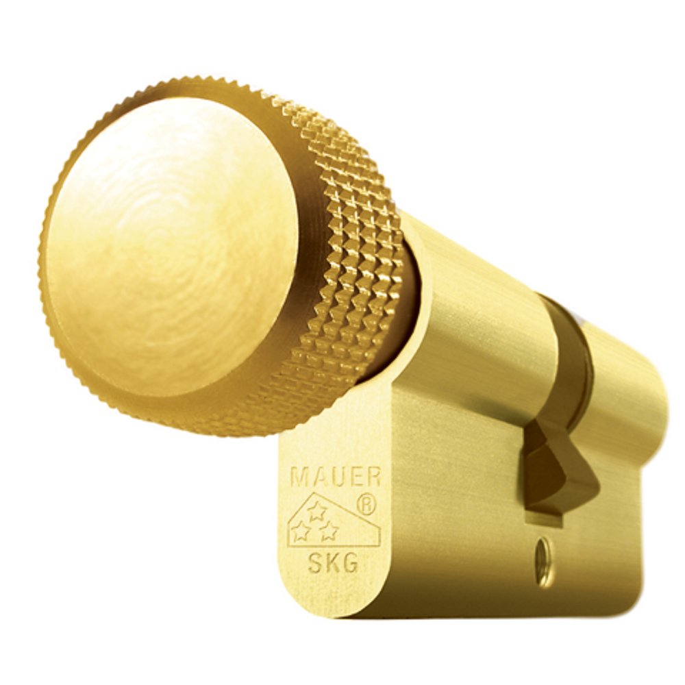 Knob cylinders brass
