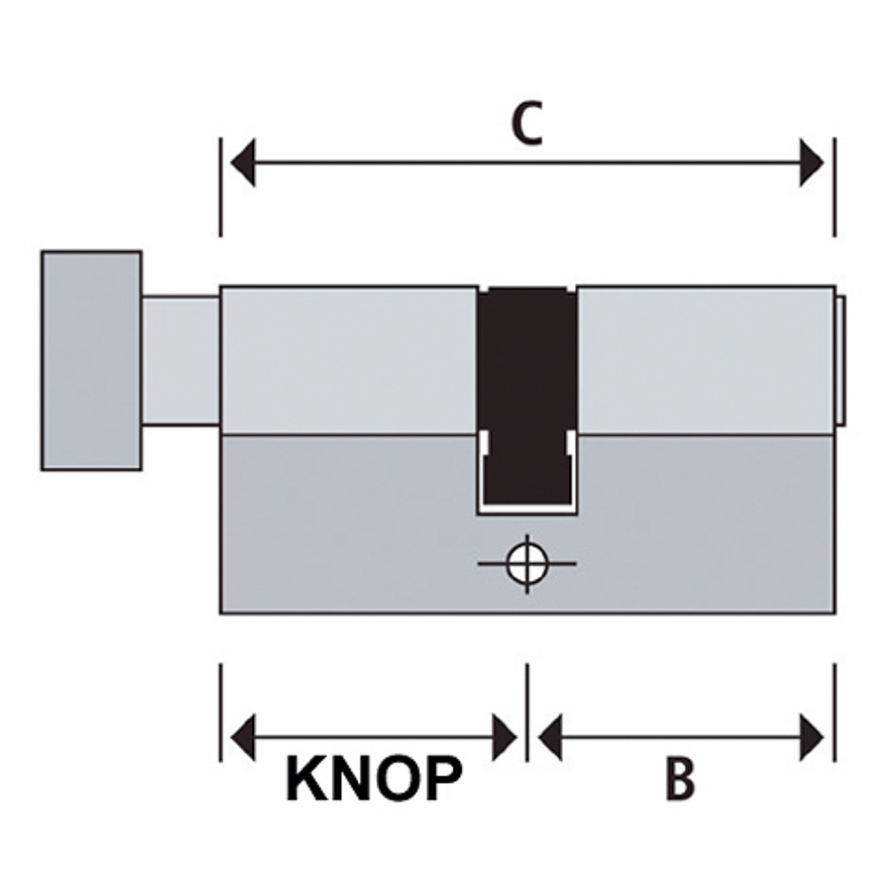 Knob cylinders DT1 Plus detail 2